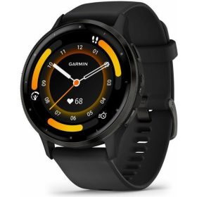   Garmin Venu 3 okosóra - Fekete - szilikon szíjjal (010-02784-01)