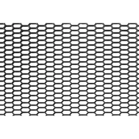   Lampa Hűtőrács, Fekete Polimer, 120x40cm, 8x18mm-es Hatszögekből