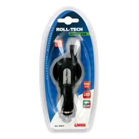   Lampa, Roll-Tech, Szivargyújtós Töltő microUSB, 500mA 12/24V