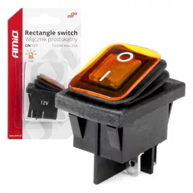 Amio Kétállású Kapcsoló Sárga 12V/24V 20A