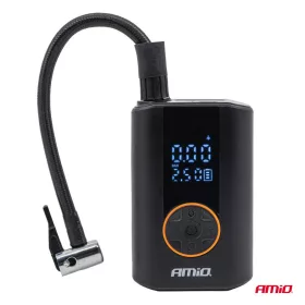 Amio akkumulátoros kompresszor LED 40W USB-C - 10bar