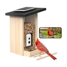   Birdfy Madáretető kamerával, ébenfa, AI nélkül (EPPAMBNI8702110)