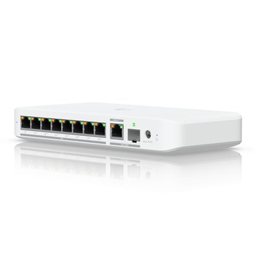 Ubiquiti USW-Flex-2.5G-8-PoE | Switch | 8x 2.5GbE RJ45, 1x 10GbE SFP+, 196W