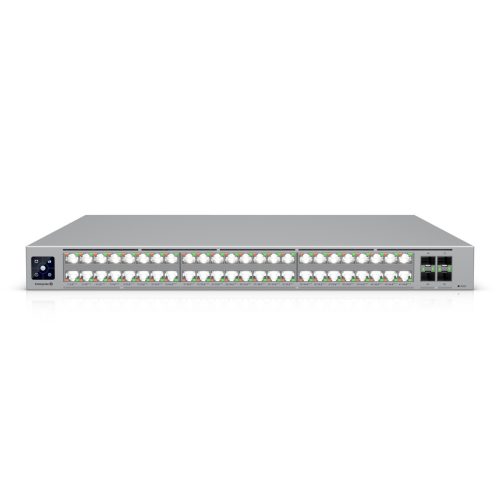 Ubiquiti ECS-48-PoE (2150W) | Switch | Etherlighting™, 16x 2.5 GbE RJ45, 32x 10 GbE RJ45, 4x SFP28, 2x QSFP28, L3, PoE+++