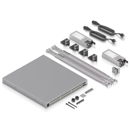 Ubiquiti ECS-48-PoE (2150W) | Switch | Etherlighting™, 16x 2.5 GbE RJ45, 32x 10 GbE RJ45, 4x SFP28, 2x QSFP28, L3, PoE+++