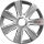 Versaco GTX Carbon SI Dísztárcsa 15" Ezüst