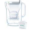 BRITA Style XL Maxtra+ vízszűrő kancsó + 1DB VíZSZŰRŰ BETÉT, 3,5 liter, fehér/szürke