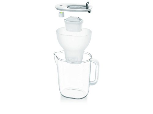 BRITA Style XL Maxtra+ vízszűrő kancsó + 1DB VíZSZŰRŰ BETÉT, 3,5 liter, fehér/szürke