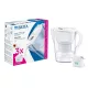 Brita Marella vízszűrő kancsó 2.4 liter fehér + 3db Maxtra Pro szűrőbetét (1052791)