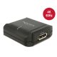 Delock 11464 Ismétlő DisplayPort 1.2 4K 60 Hz