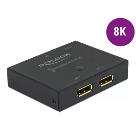   Delock DisplayPort 2 - 1 kapcsoló kétirányú 8K, 30Hz (11478)
