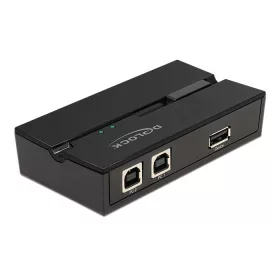   Delock USB 2.0 kapcsoló 2 személyi számítógép - 1 eszköz (11491)