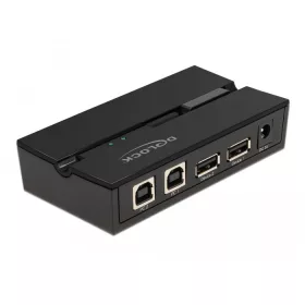   Delock USB 2.0 kapcsoló 2 személyi számítógép - 2 eszköz