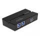 Delock USB 3.0 kapcsoló 2 személyi számítógép - 1 eszköz
