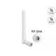 Delock WLAN 802.11 b/g/n antenna RP-SMA-dugó 2 dBi mindenirányú, dönthető csatlakozással (fehér) (12006)