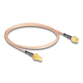   Delock Antennakábel, SMA-dugó apa SMA anya válaszfali csatlakozóval RG-316 75 cm (12011)