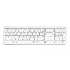   Delock vezeték nélküli német billentyűzet fehér (12014)
