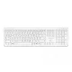 Delock vezeték nélküli német billentyűzet fehér (12014)