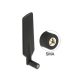 DELOCK LTE WLAN kétsávos antenna SMA 1 - 4 dBi mindenirányú - forgatható, hajlítható fekete