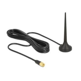   DeLock LTE / GSM / UMTS antenna SMA-dugó 3 dBi irányítatlan, rögzített, mágneses talppal és csatlakzó  (12416)
