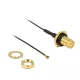 Delock antenna kábel RP-SMA anya válaszfali csatlakozóval 20cm (12460)