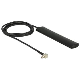  Delock LTE antenna TS-9 dugó 3 dBi mindenirányú fix fekete öntapadós rögzítéssel (12479)