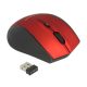 Delock 12493 Ergonomic vezeték nélküli optikai egér piros-fekete