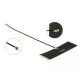 Delock TETRA 430 - 470 MHz Antenna, MHF  I csatlakozódugó, 0 dBi, 15 cm-es NYÁK-lap, fekete, öntapad (12539)