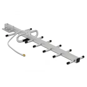   Delock LPWAN 806 - 896 MHz Yagi antenna SMA-dugó 10 dBi irányított, rögzített, kültéri fali és állít (12569)