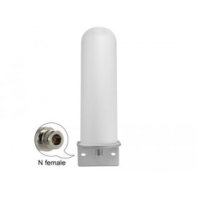   Delock Nagy hatótávolságú LTE-es N típusú mindenirányú antenna (anya) 4 - 6 dBi teljesítményű 22 cm- (12571)