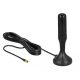 Delock LTE antenna SMA-dugó 3 - 5 dBi 12,4 cm irányítatlan, rögzített, mágneses talppal és csatlakoz (12587)
