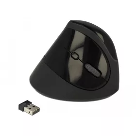   Delock Ergonómikus, vezetéknélküli függoleges USB egér (12599)