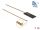 Delock WLAN 802.11 ac/ax/a/h/b/g/n Antenna, MHF  I csatlakozódugó, 0,5 - 1,2 dBi, RG-178 1 m-es NYÁK (12609)