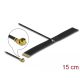 Delock LPWAN antenna MHF  I dugó - 0,38 dBi 1,13 15 cm FPC belső öntapadós (12614)