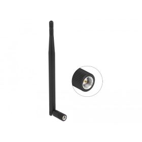   Delock LPWAN 863 MHz - 928 MHz antenna SMA-dugó 1,64 dBi mindenirányú, dönthető csatlakozással (feke (12616)