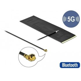   Delock 5G LTE antenna MHF  I apa -0,42 - 5,00 dBi mindenirányú FPC