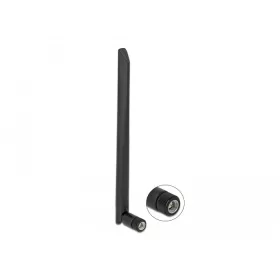   Delock 5G 3,4 - 3,8 GHz antenna SMA apa 5 dBi 20 cm hosszú kétirányú billenő csatlakozással hajlékon