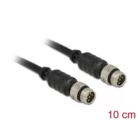   Delock M8 érzékelő / működtető kábel 6 tűs apa 6 tűs apa vízhatlan 10 cm Delock (12688)