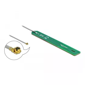   Delock LPWAN Antenna 880 - 960 MHz MHF  I csatlakozódugó 2 dBi 1.13 7,5 cm-es NYÁK-lap, belső öntapa (12692)