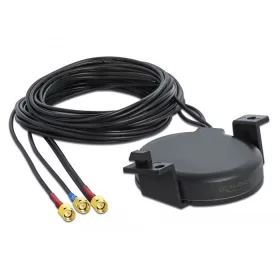   Delock LTE MIMO GNSS antenna 3 db. SMA apa RG-174, 3 m hosszú, csavarmenetes (12700)