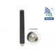 Delock Két csatornás WLAN WiFi 6 Antenna N anya 4 - 6 dBi 16,55 cm többirányú fix kültéri fekete (12701)