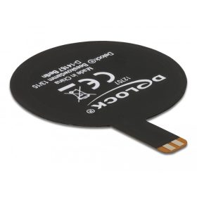   Delock NFC 13,56 MHz-es antenna SMT FPC kerek belső fekete öntapadós (12707)