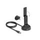 Delock Wi-Fi 6E duális Band WLAN USB adapter AX5400 (2 x 2402 + 574 Mbps) (12774)