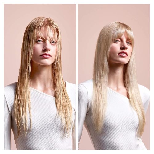 Dyson Airstrait™ (HT01) nedves-száraz hajvasaló (Amber silk/Pink champagne)