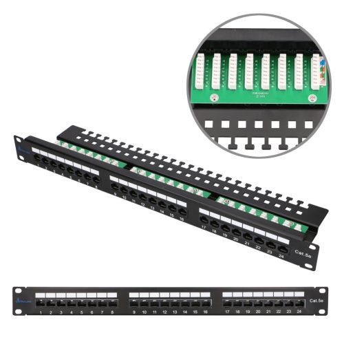 Extralink CAT5E UTP | Patchpanel | 24 port
