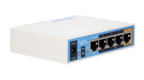 MikroTik hAP ac lite | WiFi Router | RB952Ui-5ac2nD, Dual Band, 5x RJ45 100Mb/s