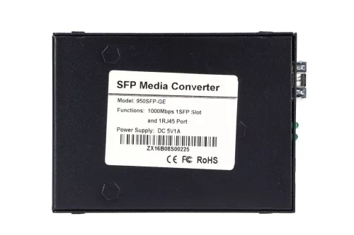 Extralink Sedir | Media converter | 1x SFP, 1x RJ45 1000Mb/s, MC220 replacement
