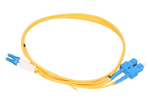 Extralink SC/UPC-LC/UPC | Patchcord | Single mode, Duplex, 3mm, 0,5m