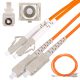 Extralink SC/UPC-LC/UPC | Patchcord | Multimode, OM2, Duplex, 3mm, 3m