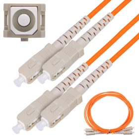   Extralink SC/UPC-SC/UPC | Patchcord | Multi mode, Duplex, 50/125, 3mm, 1m